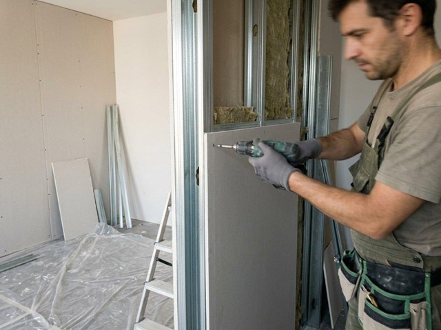 Gana una habitación más instalando tabiques de pladur en Ourense