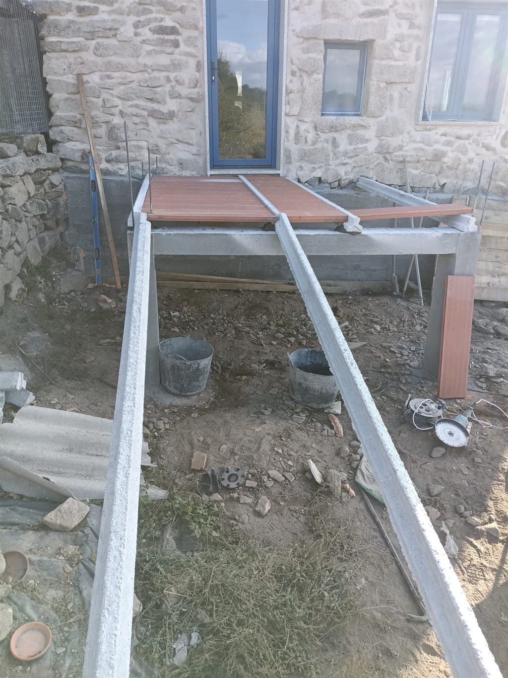 Detalle de rehabilitación de fachadas de Kerat en Ourense