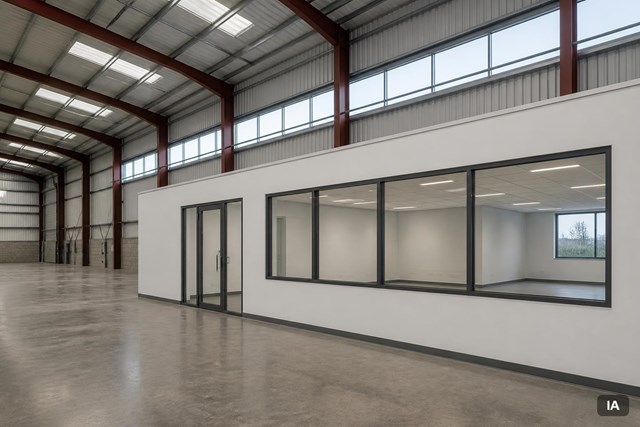 Suelos, instalaciones y oficinas para tu reforma de naves industriales en Verín - Imagen 1